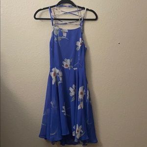 Floral Blue Dress